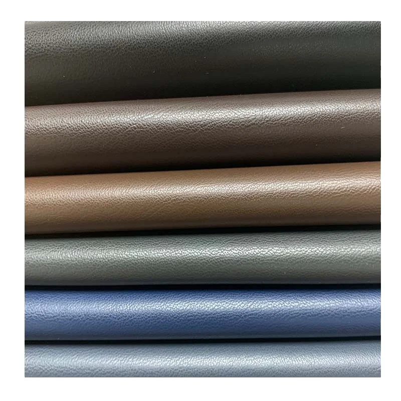 0.8MM Thick Nano Decontaminated Leather Solvent-Free Silicone Pu synthetic Leather Fabric For Sofa Car Seat Cushion