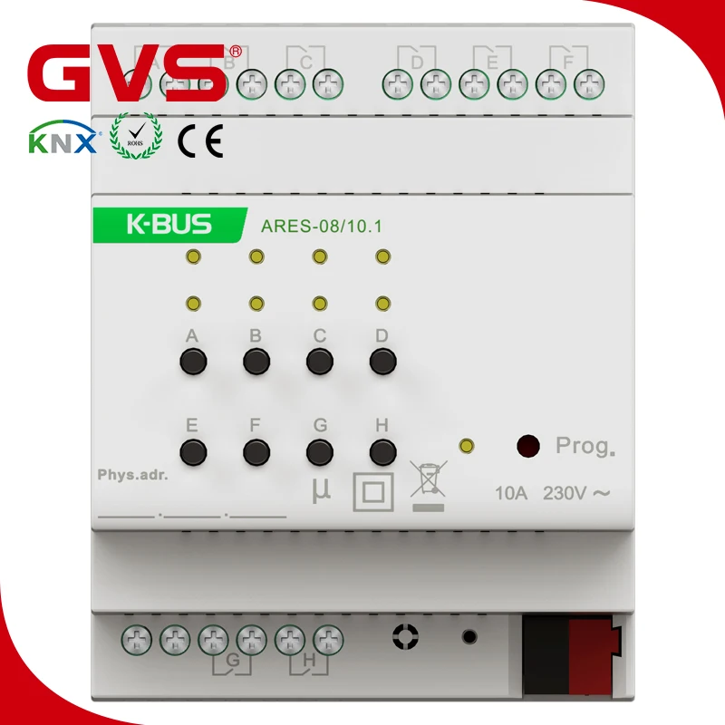2019 хорошее качество китайская фабрика GVS K-bus KNX/bei KNX температурная панель 55 мм термостата HVAC вентиляторная катушка умные