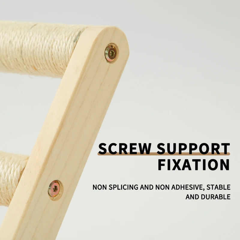 New Arrival Wooden Can Disassemble and Wash Pet Toy Cat Scratch Board