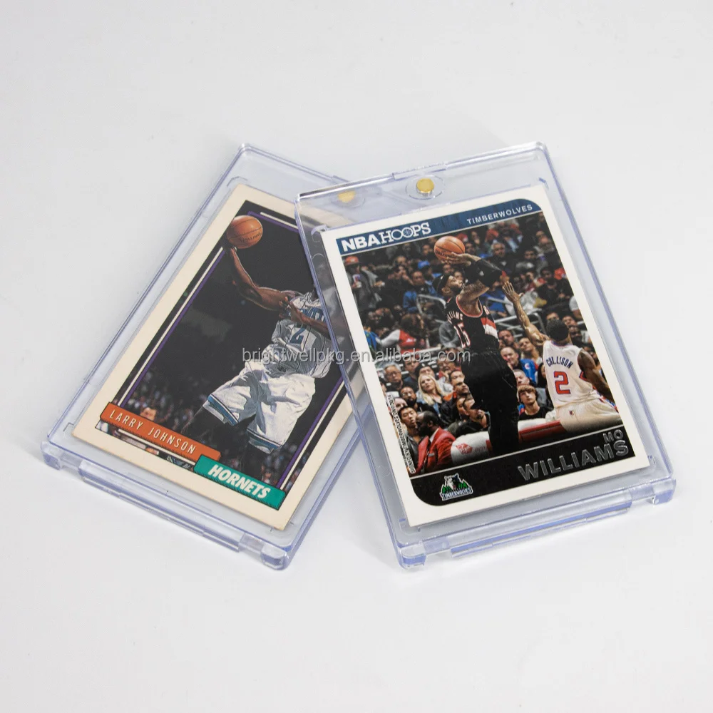 Wholesale One 35pt Touch Ultra Uv Protection Pro Magnetic Card Holder 35pt Stand Trading Sports Baseball Pokemon Card Case
