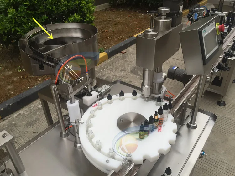 
Mechanical arm 15ml 30ml CBD dropper bottle filling machine,nicotine salt e liquid filling machine 