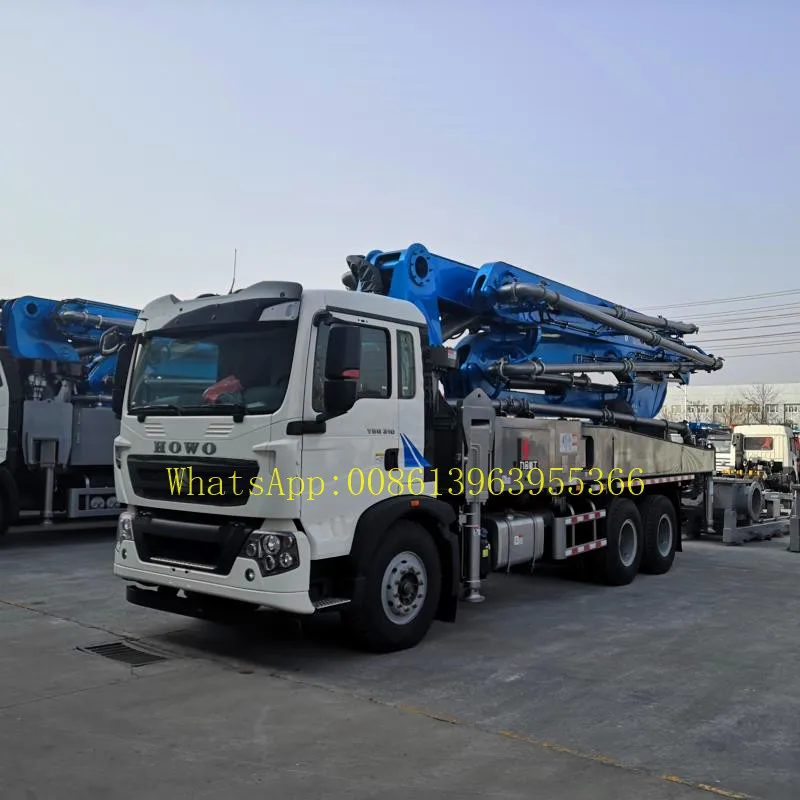 6x4 38m professional in China with ISO9001&CE  concrete pump truck