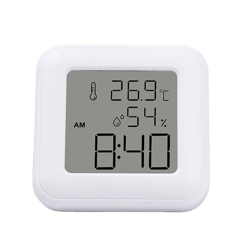 LCD Thermometer and Hygrometer Accuracy Digital Clock Display Humidity Multi