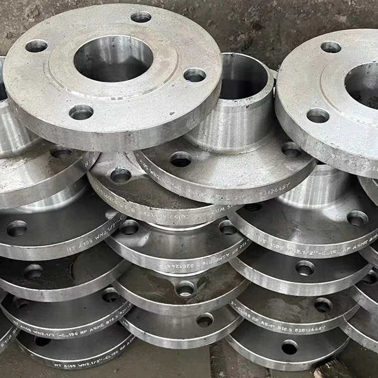 Customized Carbon Steel LF2 A105 ANSI B16.5 DIN JIS EN BS Weld Neck Plate Blind SO RF FF Flange