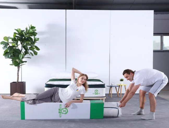 Orthopedic Roll Compressed Mattress Latex Foam Sleep Well 10inch Memory Foam Vacuum Packing Mattress