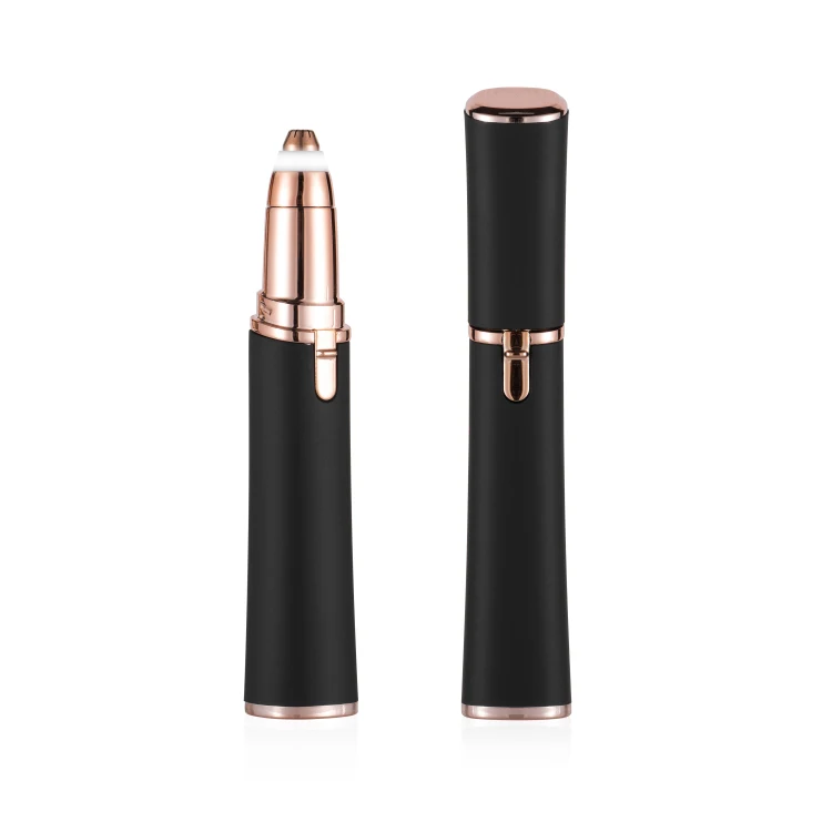 eyebrow hair removal machine private label  logo white black eyebrow razor  for women