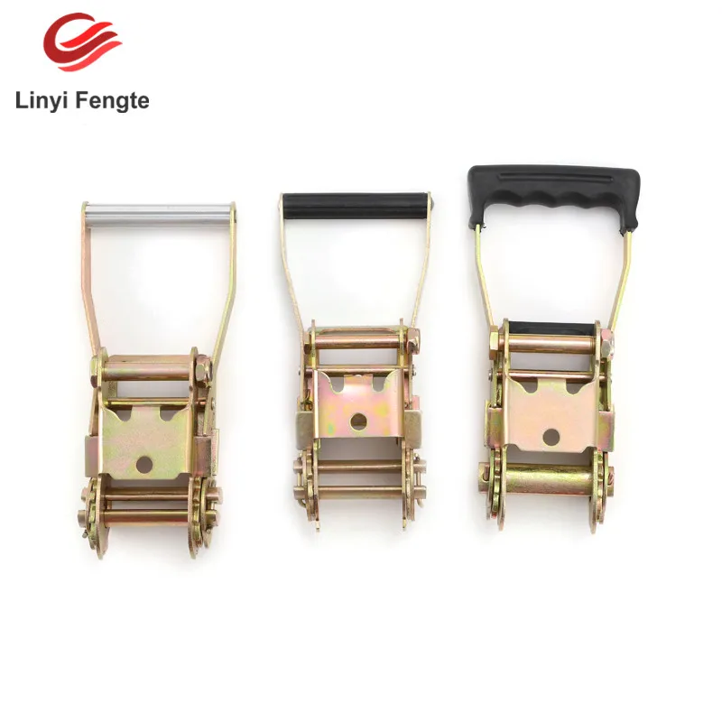 OEM 1Inch 25Mm 5T Steel Rubber Handle Ratchet Buckle For Lashing Strap