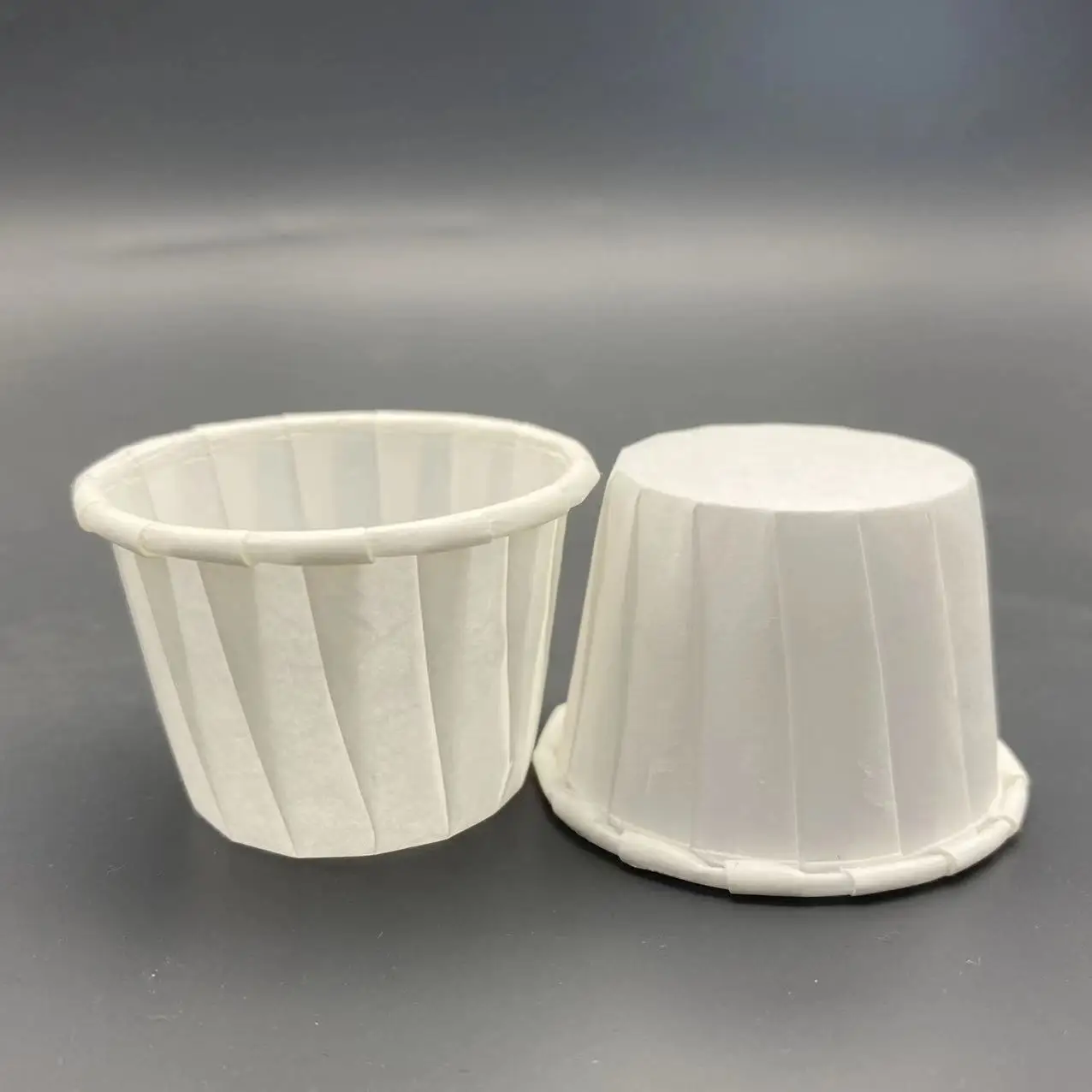 High Quality Single Wall 0.5oz-3oz Craft Paper Souffle Cups Gold Foil Printed Sauce Mini Cups at Factory Price