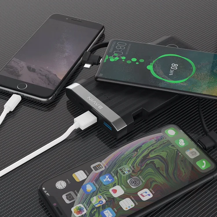 Mobile portable charger power bank 10000mah power banks and usb chargers mobile power supply