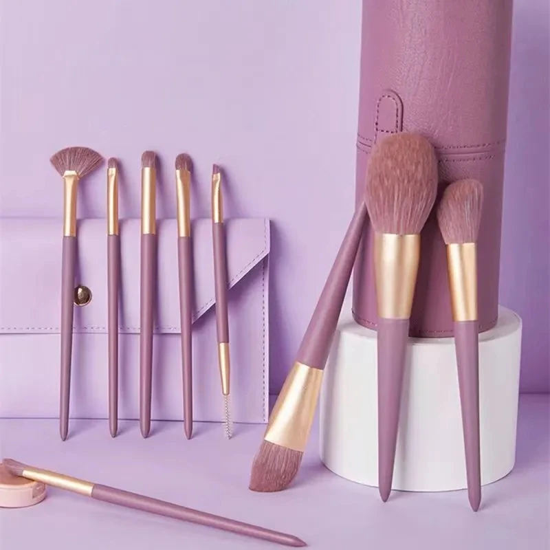 Wholesale custom logo 9pcs 10pcs professional makeup brush set best seller high quality Face foundation brush