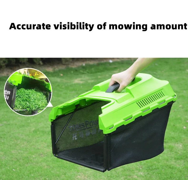 2300W 42cm Corded Electric Lawn Mower with 3-Position Adjustment