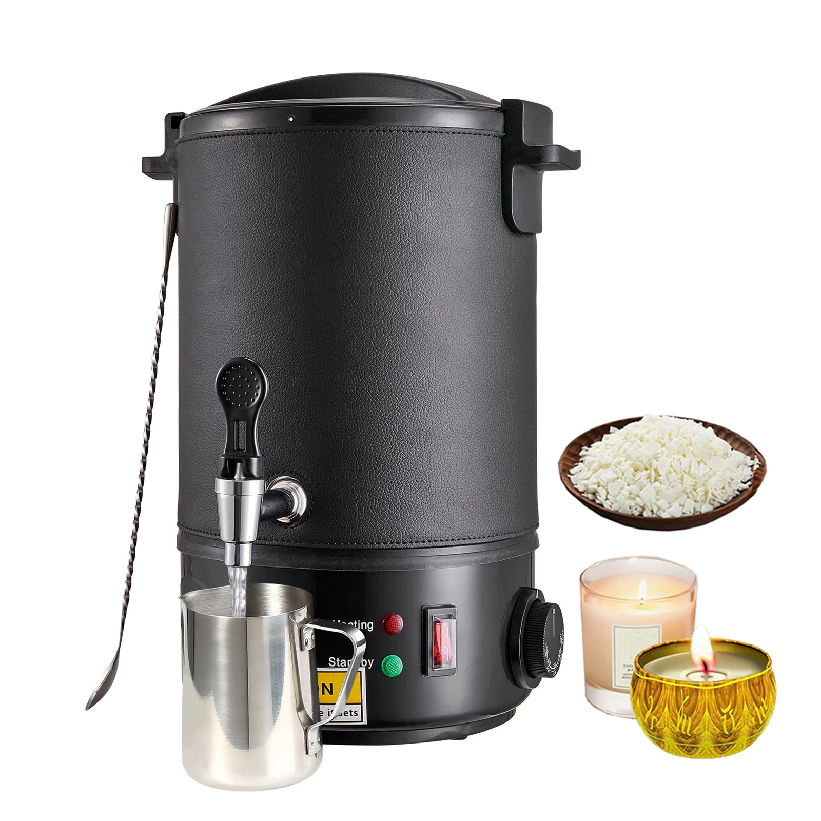 Прочный 6.5L воскоплавильный горшок из нержавеющей стали с горелкой для свечей