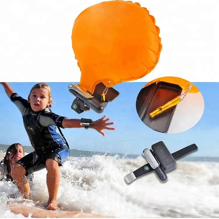 Anti Drowning Float Emergency Self Rescue Survival Bracelet Lifesaving Wristband