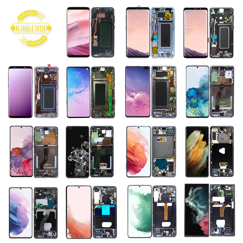 Mobile Phone LCD for Samsung Galaxy S8 S9 S9+ S10 S10+ S10e S21 S21+ S21 Ultra S22 S22+ S23 S23+ S23 Ultra LCD Touch Screen