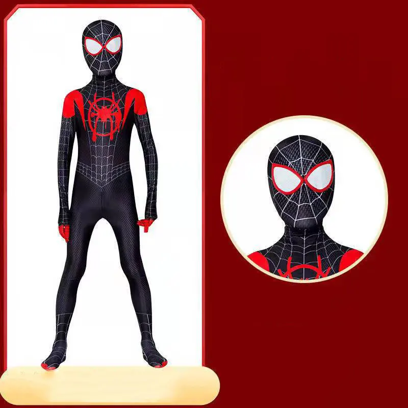 Red Black Spiderman Costume Spider Man Suit Spider-man Costumes Children Kids Spider-Man Cosplay Clothing halloween costume