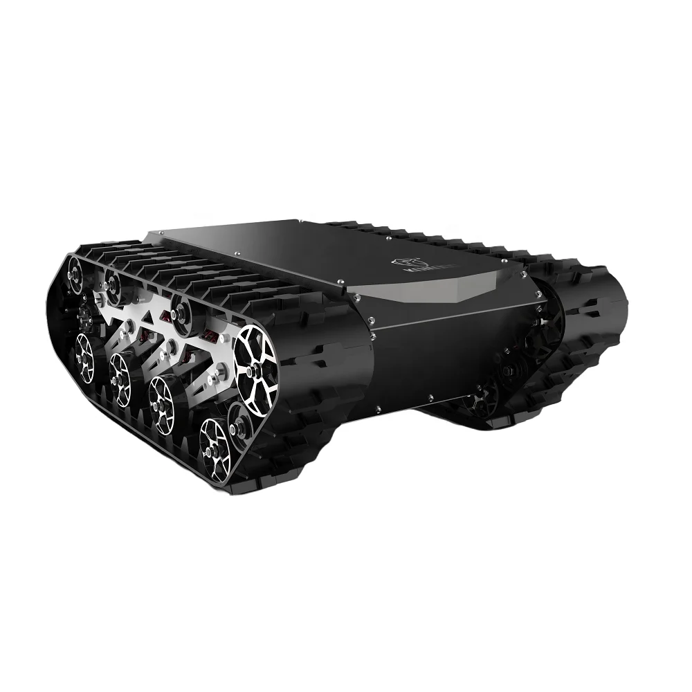 Komodo 01 hot sale electric drive steel industrial utv robotic track chassis crawler