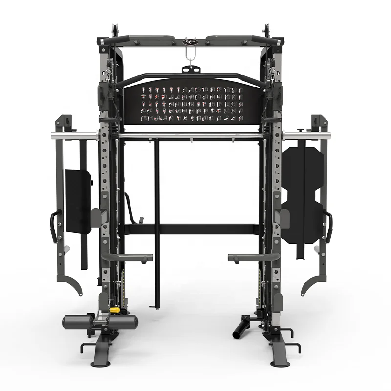 Multi Function Gym Equipment Smith Machine Multi Power Rack For Sale DY-9000