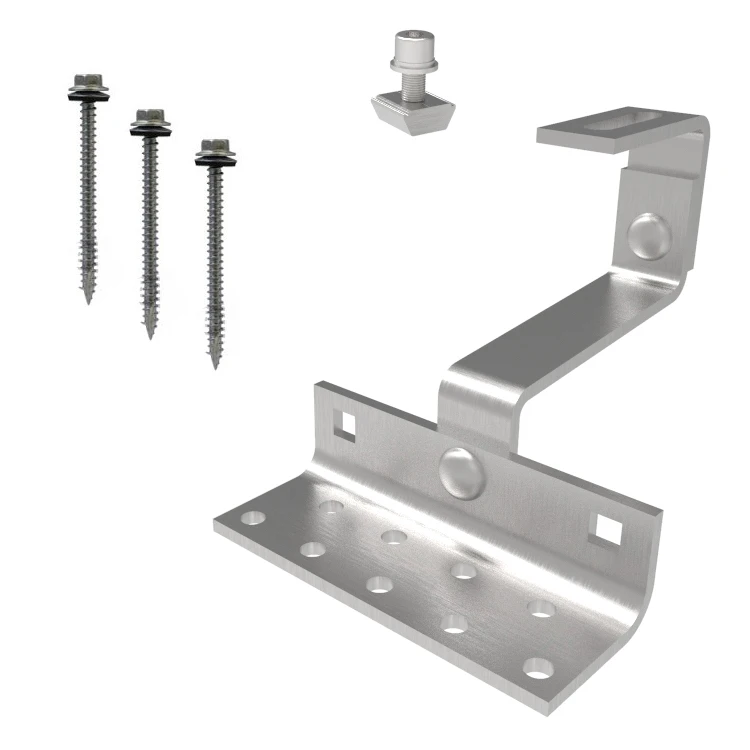 Innovative Solar Tile Roof Mount Solutions Solar Roof Tiles Photovoltaic Solar Racking System Solar Tile Mounting Bracket