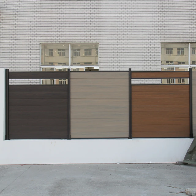 New Innovation Outdoor Panels Garden Decoration Wood Wpc Decorative Panel 3D Plastic Composite Wood Fencing With Post