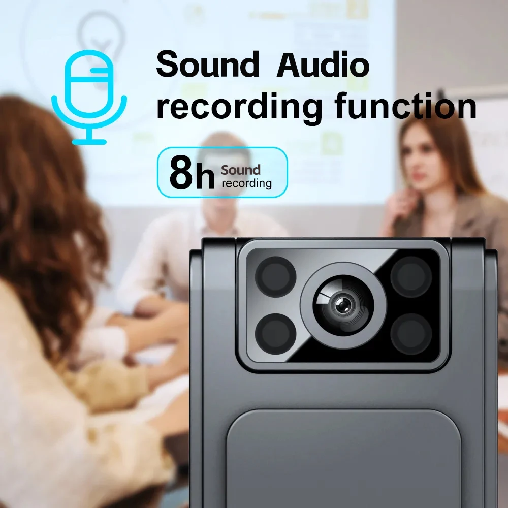 Pocket Camcorder Small Size Night Vision Pen Video Camera 1080P With 128GB SD Card