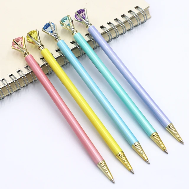 Mechanical Pencil Diamond Pendant 0.5mm 0.7mm Kawaii Stationery Automatic Pencil for School Office Supplies