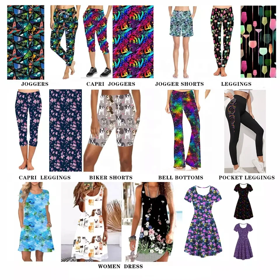 Buttery Soft 92% Polyester 8% Spandex High Waist Ladies Tights Multicolor Feather Printed Leggings For Women