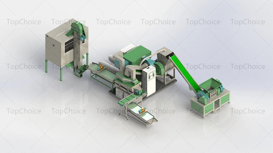 Hot Saling cheap scrap metal copper copper & aluminum coil ac radiators recycling copper wire granulator machine wire recycling