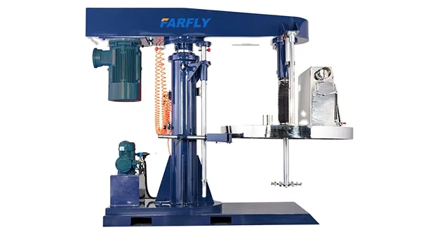 Hydraulic Lifting Paint Dissolver Mixer Paint Mixing 3000L Paint Disperser