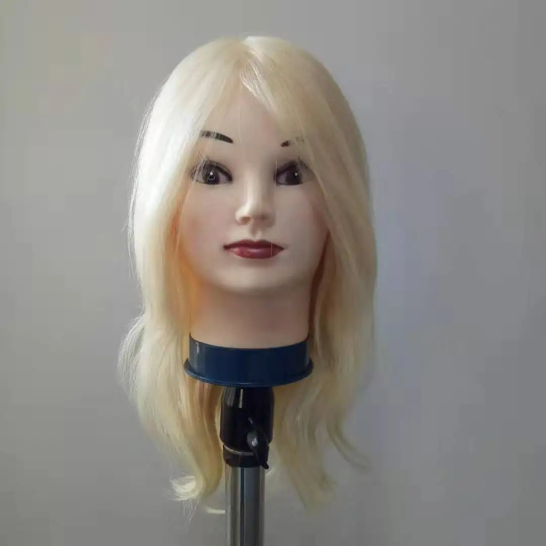 Wholesale price cheap hair styling dummy hairdressing barber mannequin head natural hair dummy for colouring