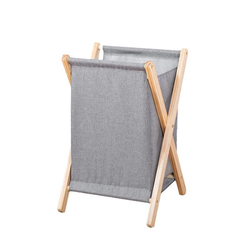 Wooden and fabric newspaper magazine rack brochure stand display shelf custom style