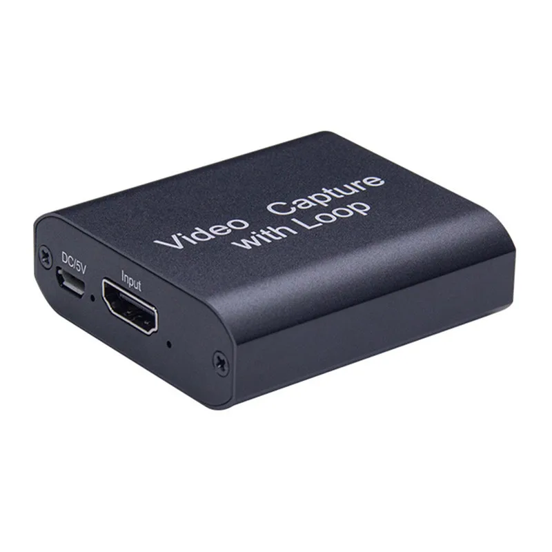 HD video capture card aluminum alloy HD TO USB belt loop out HD video capture card support 4K*2K