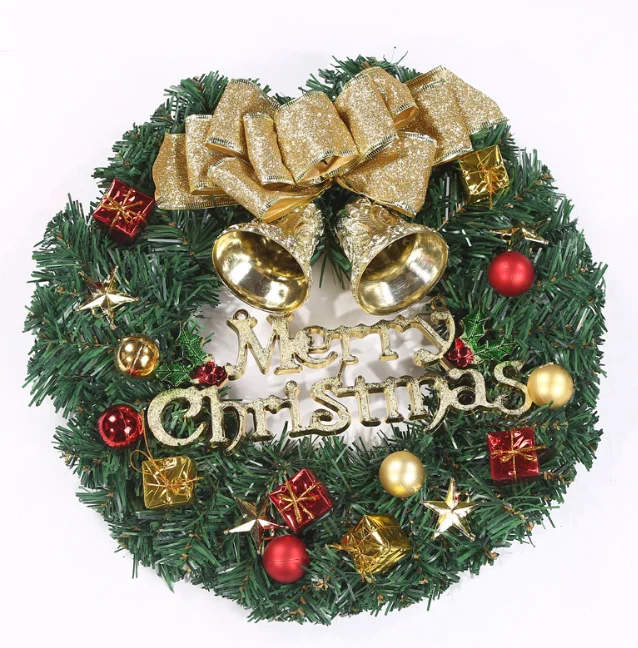 Оптовая продажа, венок на рождественскую елку и гирлянда на рождественскую вечеринку, красочные прозрачные украшения