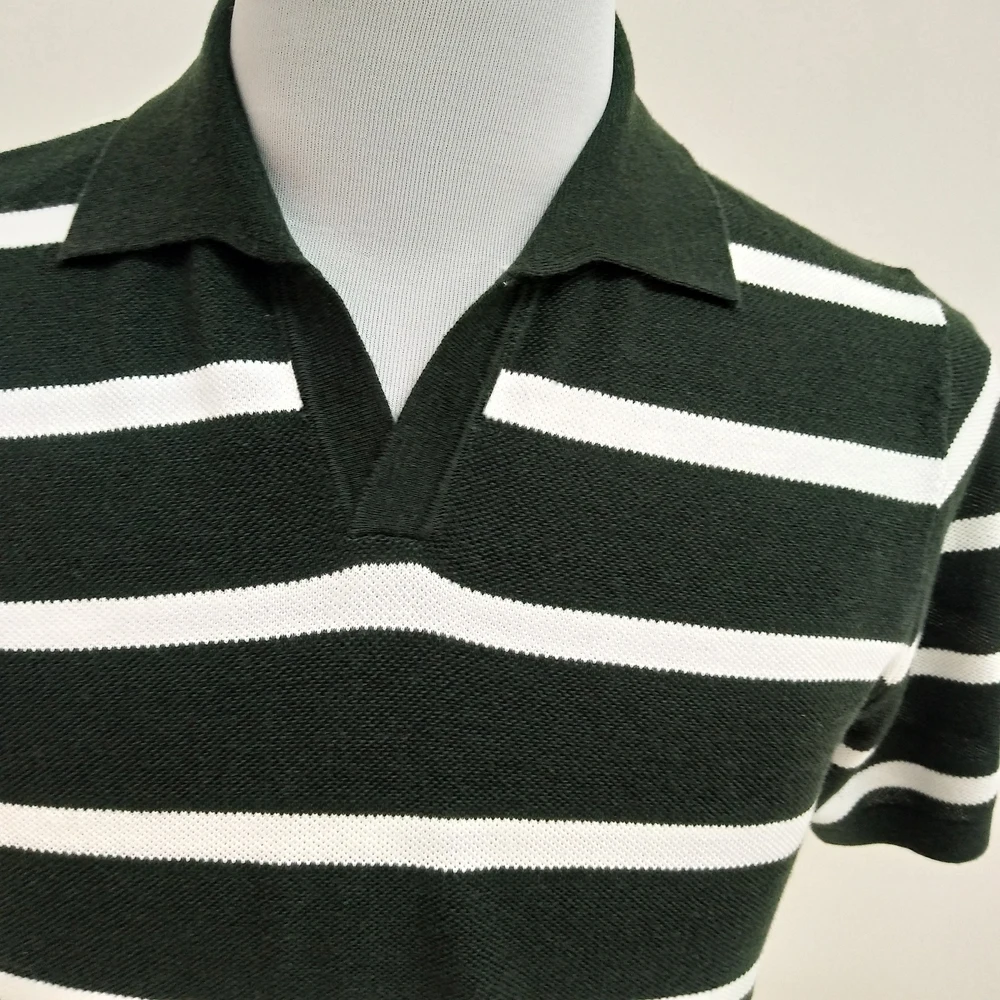 Custom US Size Soft Design breathable Polo stripe T shirt  OEM Logo Gym Clothes Man Unisex USA T Shirts.