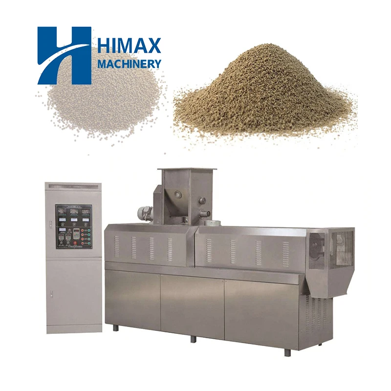 Industrial aquatic fish feed production line fish feed double screw extruder machine fish food extruder