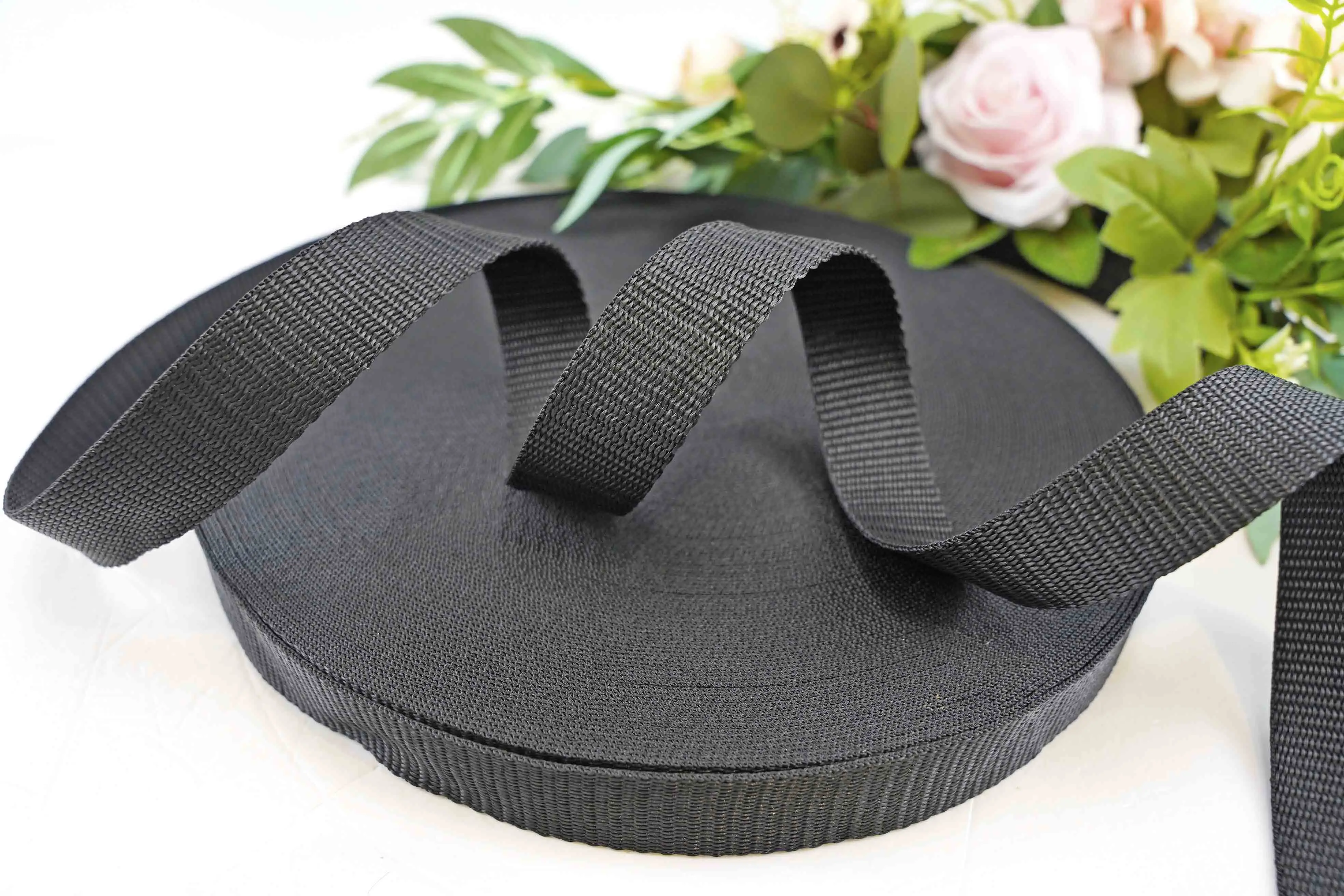 Customizable high quality muli-color plain weave PP webbing for garment accessories