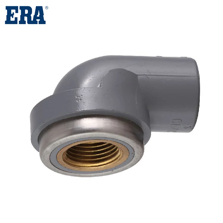 ERA Pressure Pipe fittings Female Elbow With Brass SCH80 CPVC Pipe Fittings Made in China