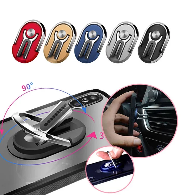 Factory Price 2021 phone accessories universal 2 In 1 360 Degree Rotation Car Air Vent Mount Mobile Phone Finger Ring Holder