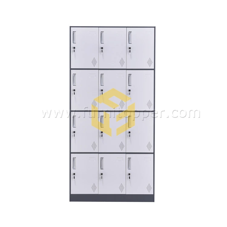 Commercial Furniture Metal Storage Locker Cabinet Steel Personal Belongings Locker For Gym School Office