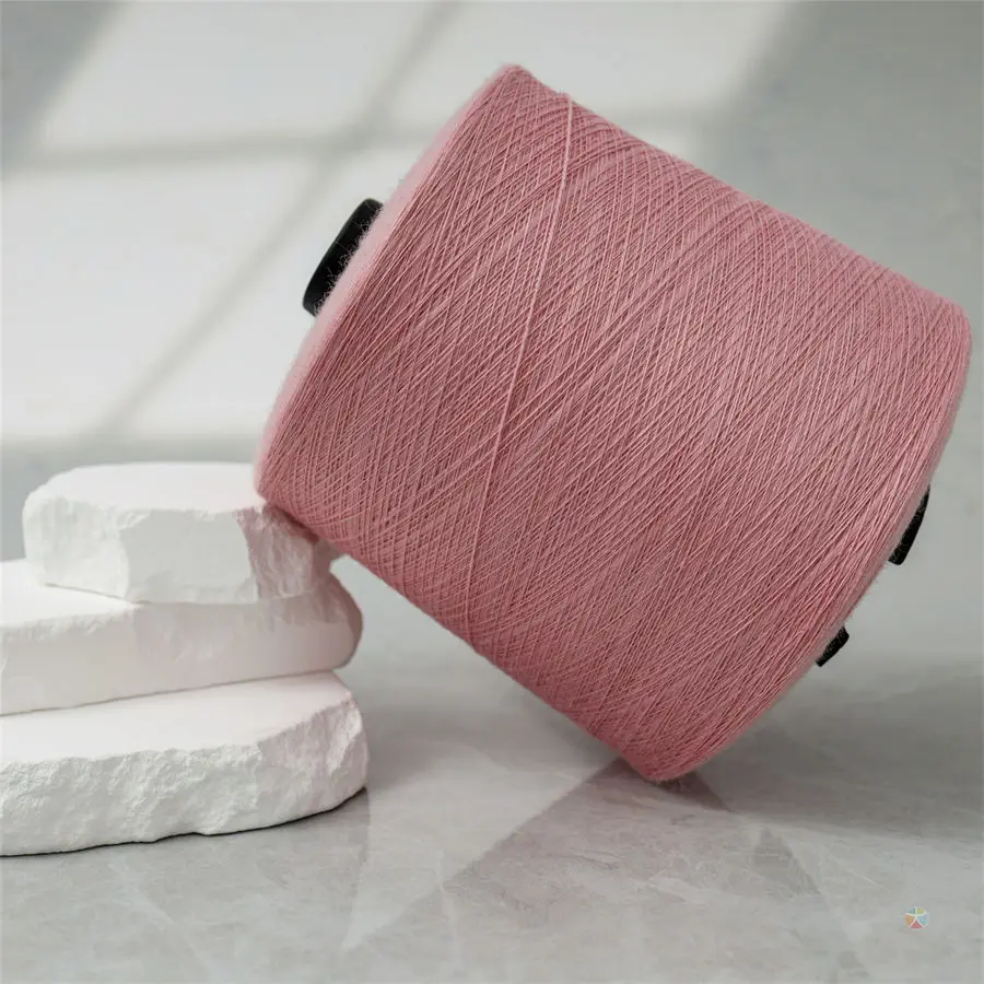 Ne28/2 50% Viscose 28% Polyester 22% Nylon Cones for Circular Knitting