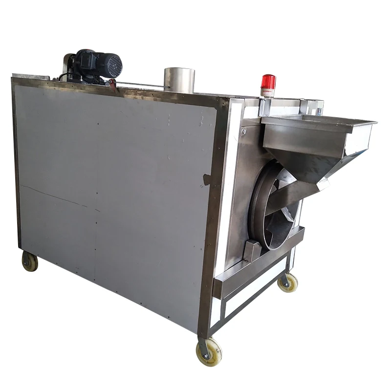 Коммерческие орехи арахиса полный квадратный тип барабана Автоматическая Ротационная Машина обжарки