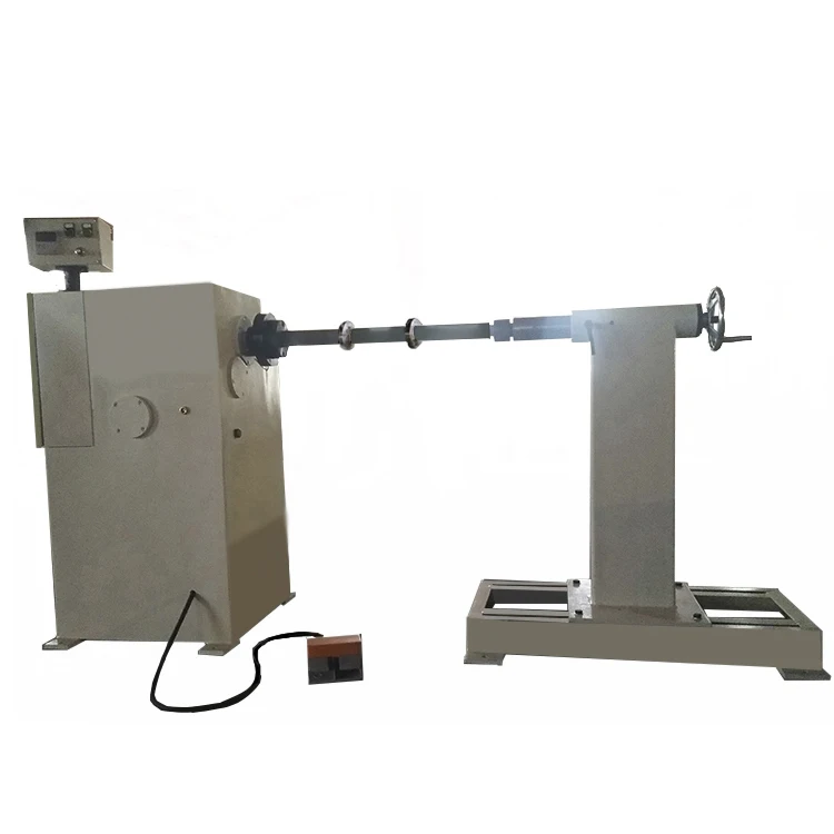 Semi Automatic Heavy Duty Wire Winding Equipment Oil Immersed Transformer Coil Wire Winder