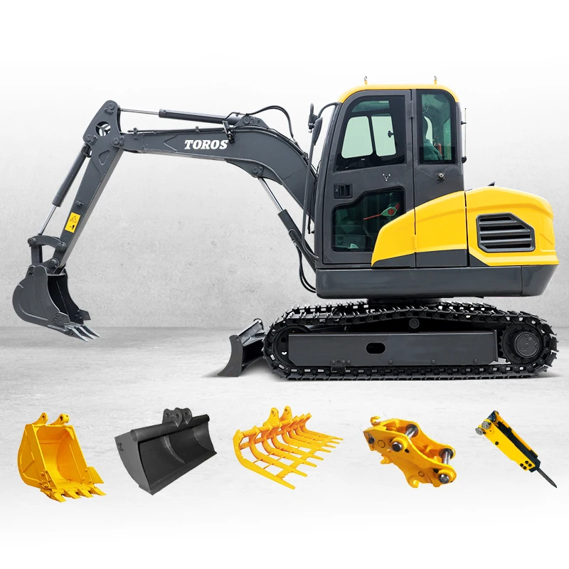 FREE SHIPPING EPA Mini Excavator 4 Ton CE EURO5 Kubota Engine New Crawler Digger Minibagger Farm Used Mini Excavator Machine