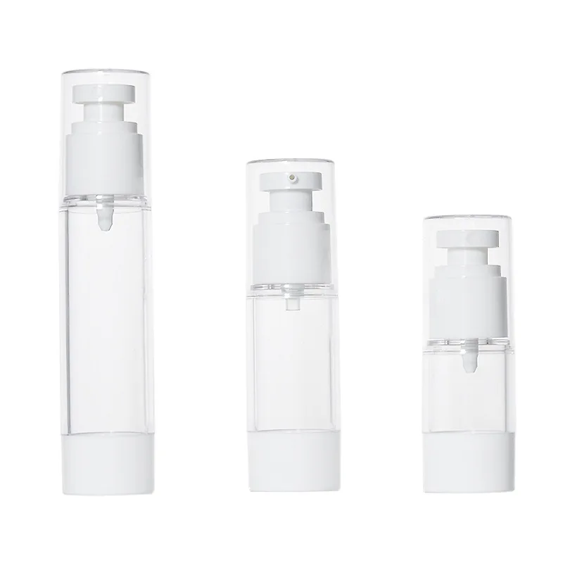 Hot Sell Manufacturers Supply  15ml 30ml Plastic Airless Pump Bottle Serum Luxury Lotion Pump Dispenser Airless Lotion Bottle
