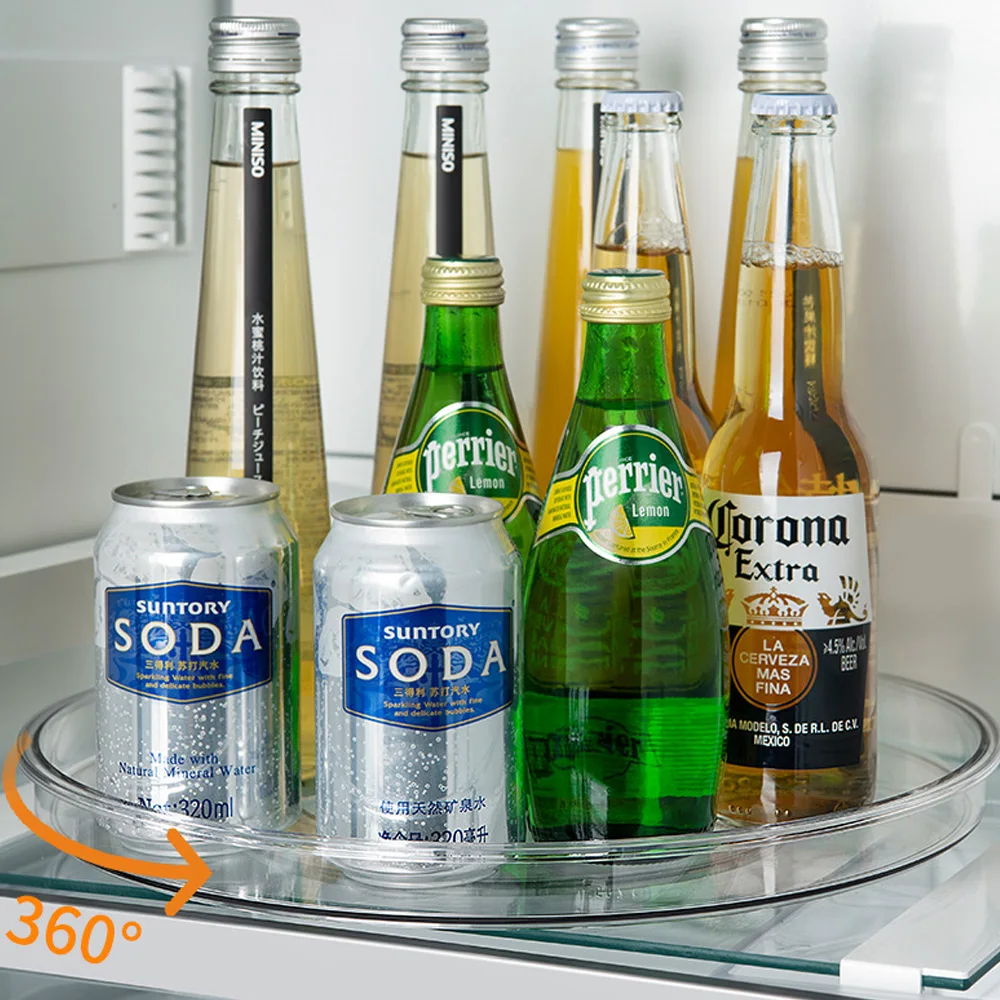 Popular revolution lazy susan turntable organizer for refrigerator With Factory price discount