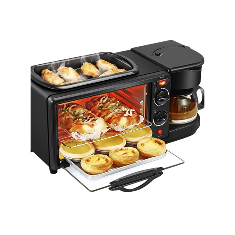  Hot Sale Heater Toaster Oven Multifunction Coffe Maker 3 In 1