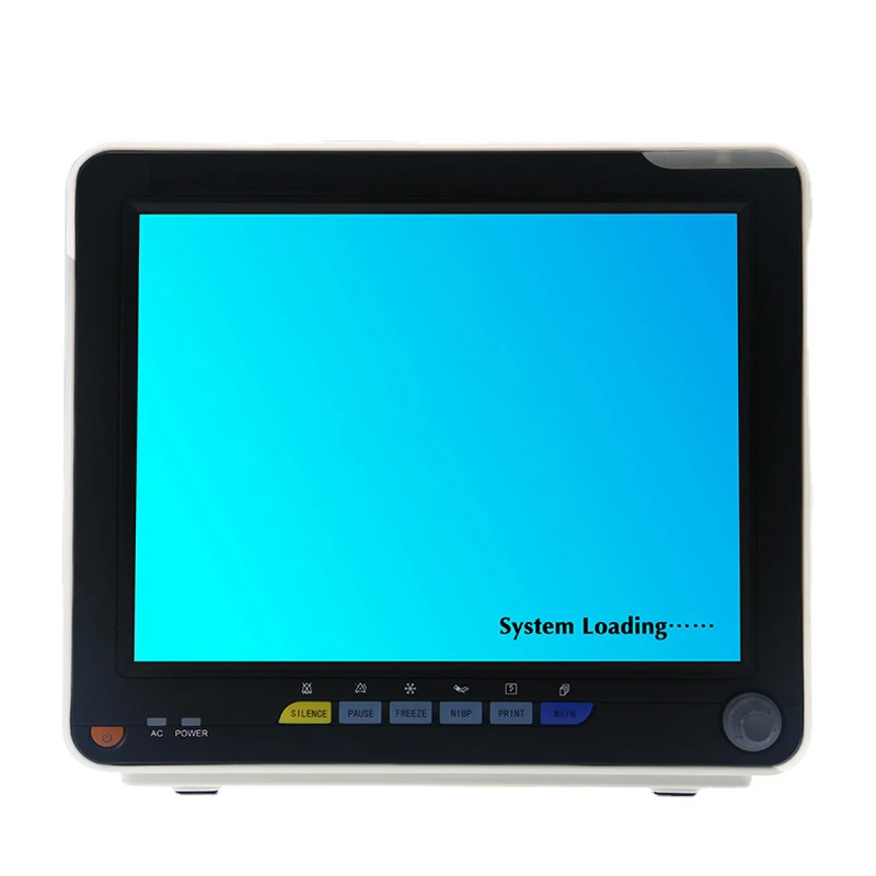 Hot-selling Hospital Medical ECG SpO2 BP TEMP ICU Ambulance Vital Sign Monitor Portable Multiparameter Patient Monitor For Human