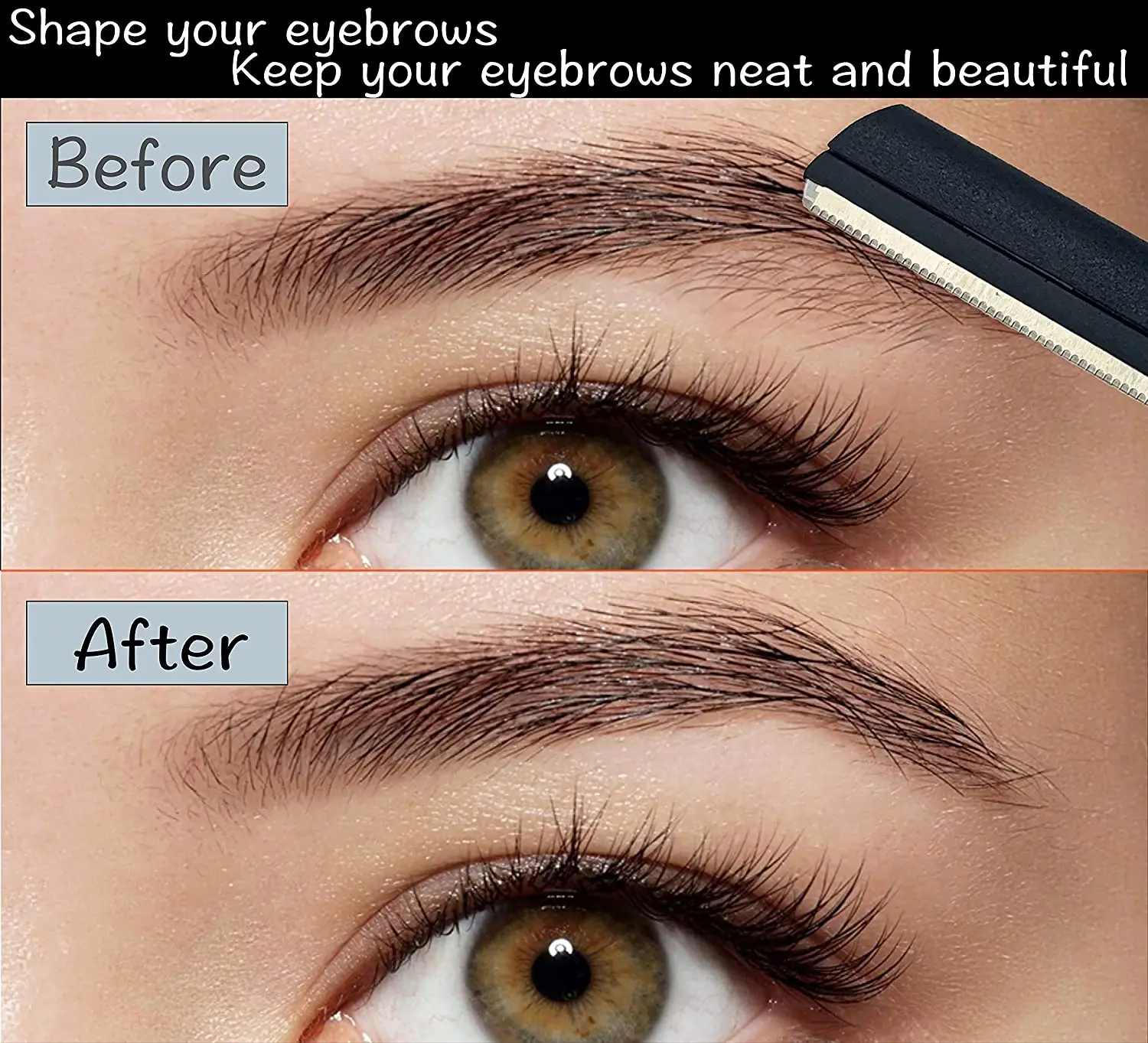 New Stainless steel blade Painless Precise Eyebrow Facial Body Shaver Hair Trimmer Eyebrow Razor