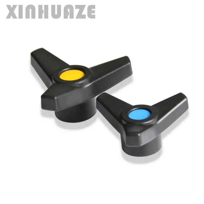 factory straight supply  nylon triangle arrow cabinet handle industrial plastic switch knob