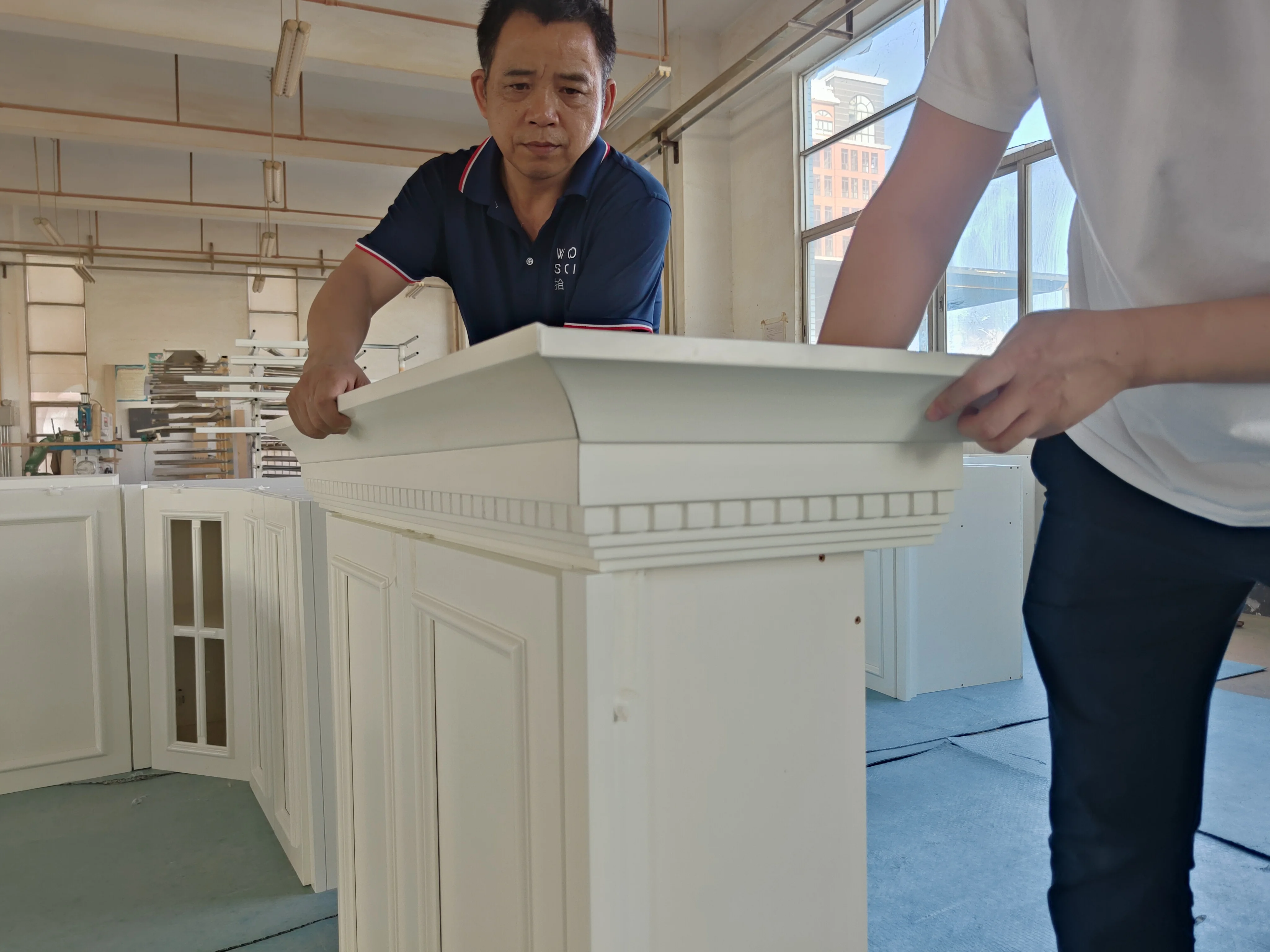 Home Improvement High Quality Solid Birch Wood Kitchen Cabinet With Soft Close Hinge And Slider