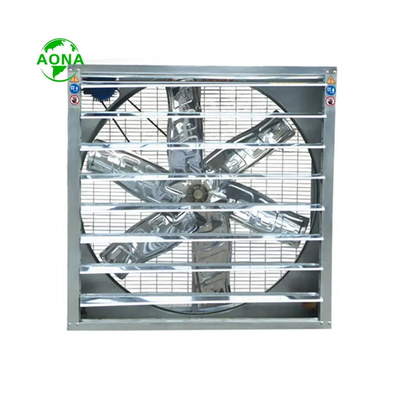 Metal industrial ventilation fans push pull extraction drop hammer extractor poultry farm greenhouse axial flow exhaust fan
